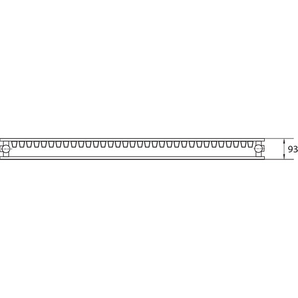 Purmo Narbonne V vertikaler Heizkörper Typ 21, BH 2200mm, BL 718mm