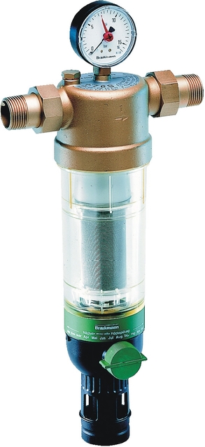 Resideo Hauswasser-Feinfilter F76S Messing, AC, R1