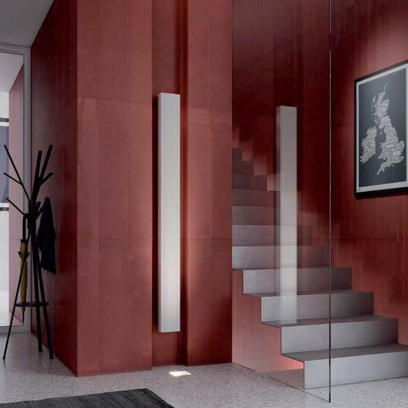 Kermi Decor-Arte Line Design-Badheizkörper, BH 1800mm, BH 150mm|strukturweiß, S600