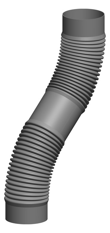 AHT Rohr flexibel 33m Rolle DN110 ohne Montageset Nr. 83322