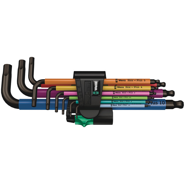 Wera Winkelschlüssel-Satz Hex-Plus Multicolour 1, 1,5-10mm