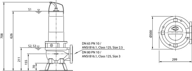 Wilo Abwasser-Tauchmotorpumpe Rexa FIT V06DA-224/EAD1-2-T0039-540-A, # 6064708