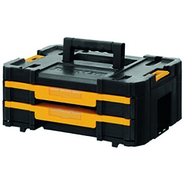 DeWalt Werkzeugbox TSTAK 4 440x314x176mm mit 2 Schubladen mit Organizer und Innent.