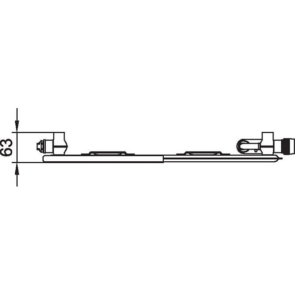 Kermi therm-x2 Line-Ventilheizkörper Typ 10, BH 505mm, BL 505mm, links