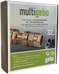 MultiGebo Klemmverbinder m. Längenausgl. für 32 mm Außendurchmesser