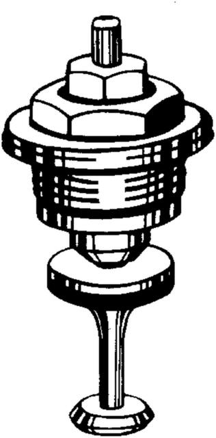 HEIMEIER Thermostat-Oberteil für Einrohrventil mit Tauchrohr ab Mai 1981